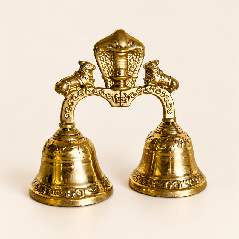 Nandi Brass Double Bell