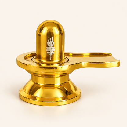 Gold-tone Shivling — main view