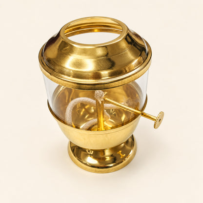 Akhand diya — akhand high angle view