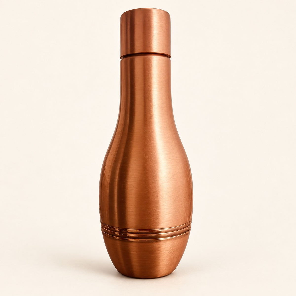 Tapered Copper-Tone Bottle — product view 1