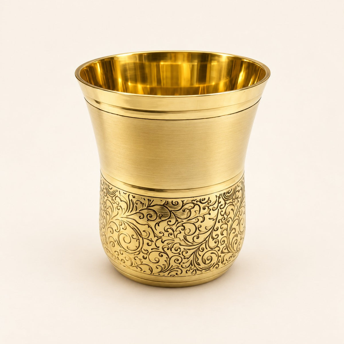 Engraved Lower-Band Gold-Tone Tumbler — product view 20