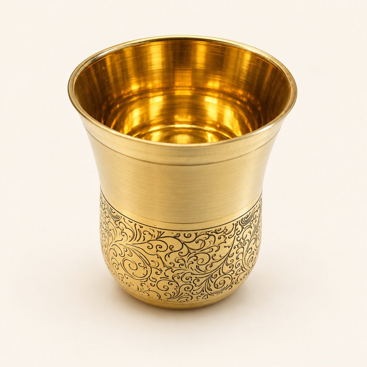 Engraved Lower-Band Gold-Tone Tumbler — product view 21