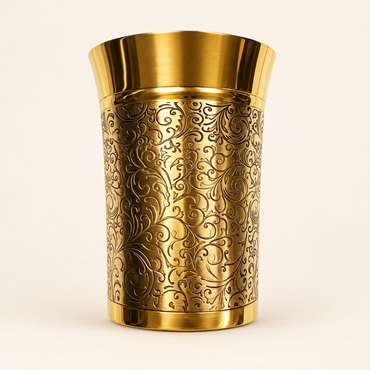 Slender Engraved Gold-Tone Tumbler — product view 28