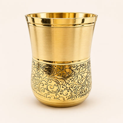 Engraved Lower-Band Gold-Tone Tumbler — product view 32