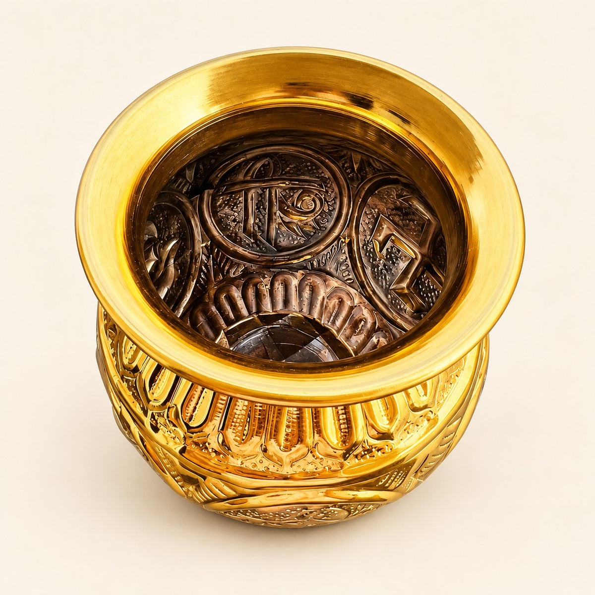 Two-Tone Medallion Kalash — product view 53