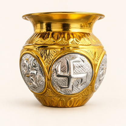 Two-Tone Medallion Kalash — product view 55
