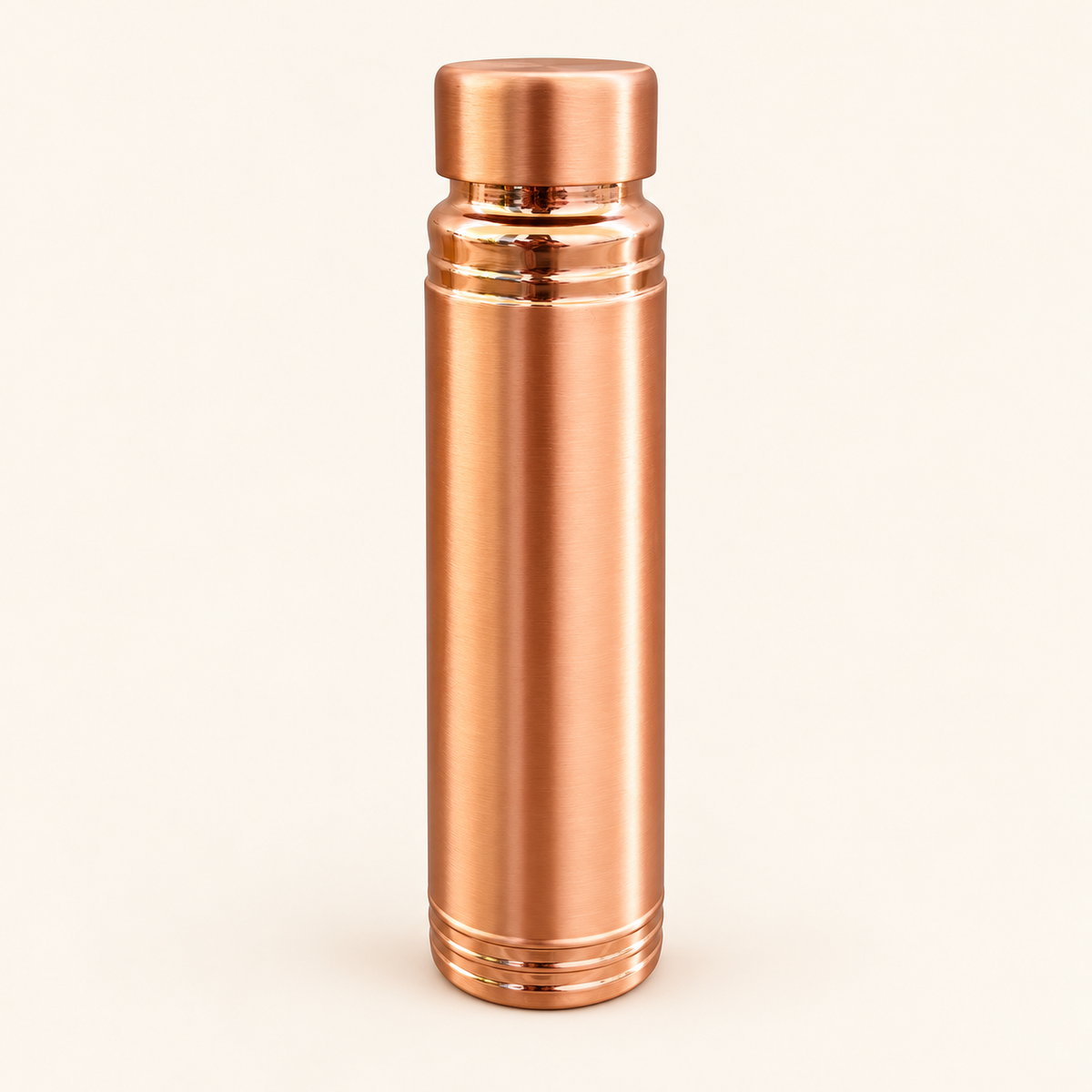 Classic Ringed Copper-Tone Bottle — main view