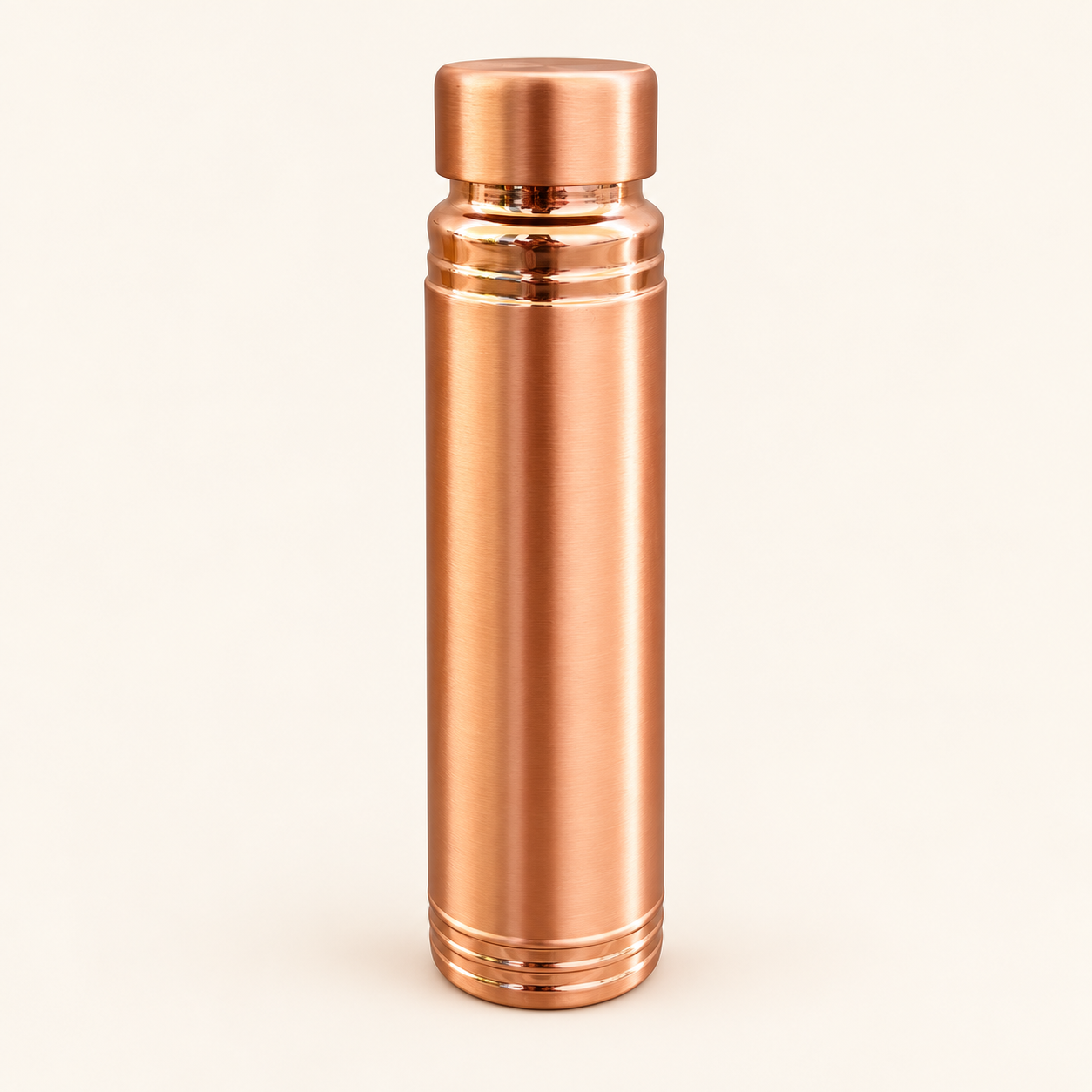 Classic Ringed Copper-Tone Bottle — main view