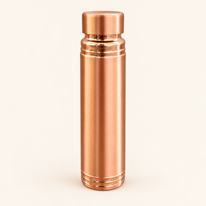 Classic Ringed Copper-Tone Bottle — main view